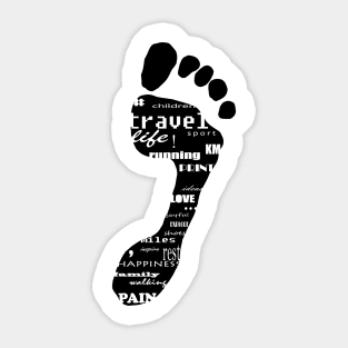 Footprint Sticker